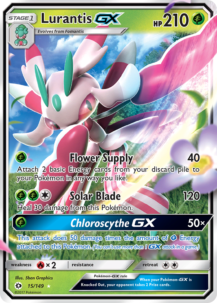 Lurantis GX (15/149) [Sun & Moon: Base Set] | Exor Games New Glasgow