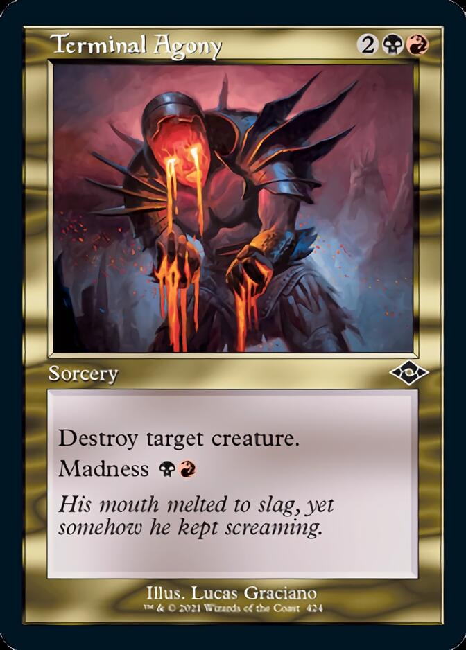 Terminal Agony (Retro Foil Etched) [Modern Horizons 2] | Exor Games New Glasgow