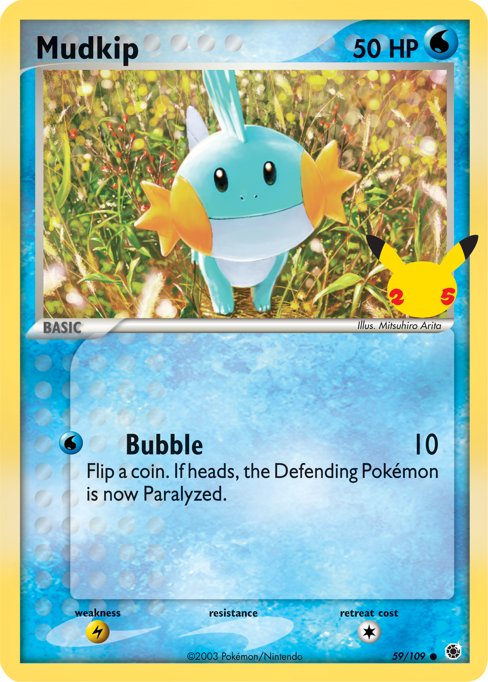 Mudkip (59/109) (Jumbo Card) [First Partner Pack] | Exor Games New Glasgow