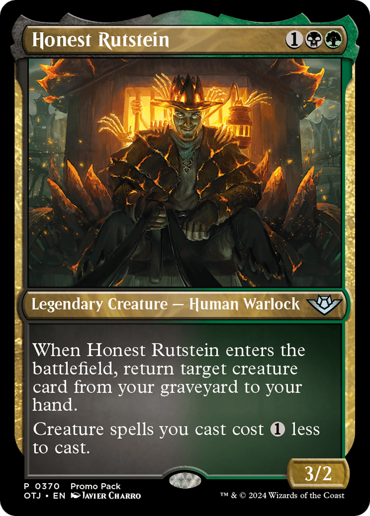 Honest Rutstein (Promo Pack) [Outlaws of Thunder Junction Promos] | Exor Games New Glasgow