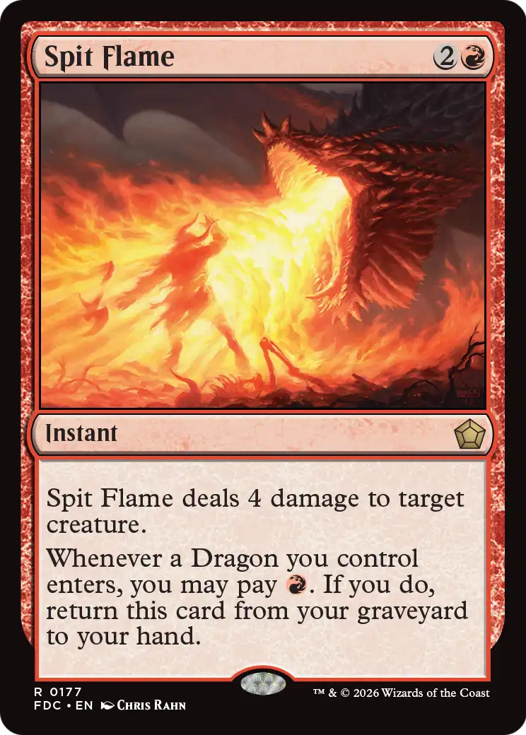 Spit Flame [Foundations Commander] | Exor Games New Glasgow