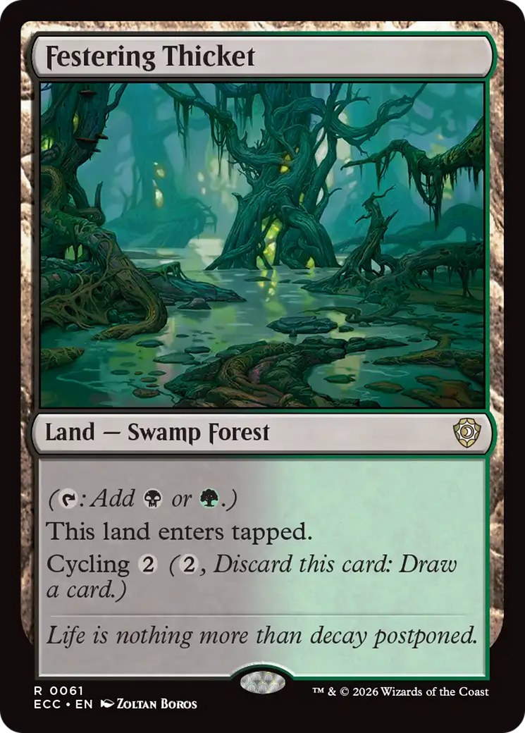 Festering Thicket [Lorwyn Eclipsed Commander] | Exor Games New Glasgow