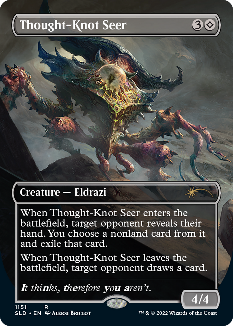 Thought-Knot Seer (1151) (Borderless) [Secret Lair Drop Series] | Exor Games New Glasgow