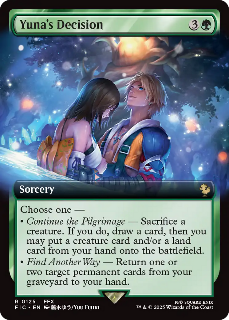 Yuna's Decision (Extended Art) [FINAL FANTASY Commander] | Exor Games New Glasgow