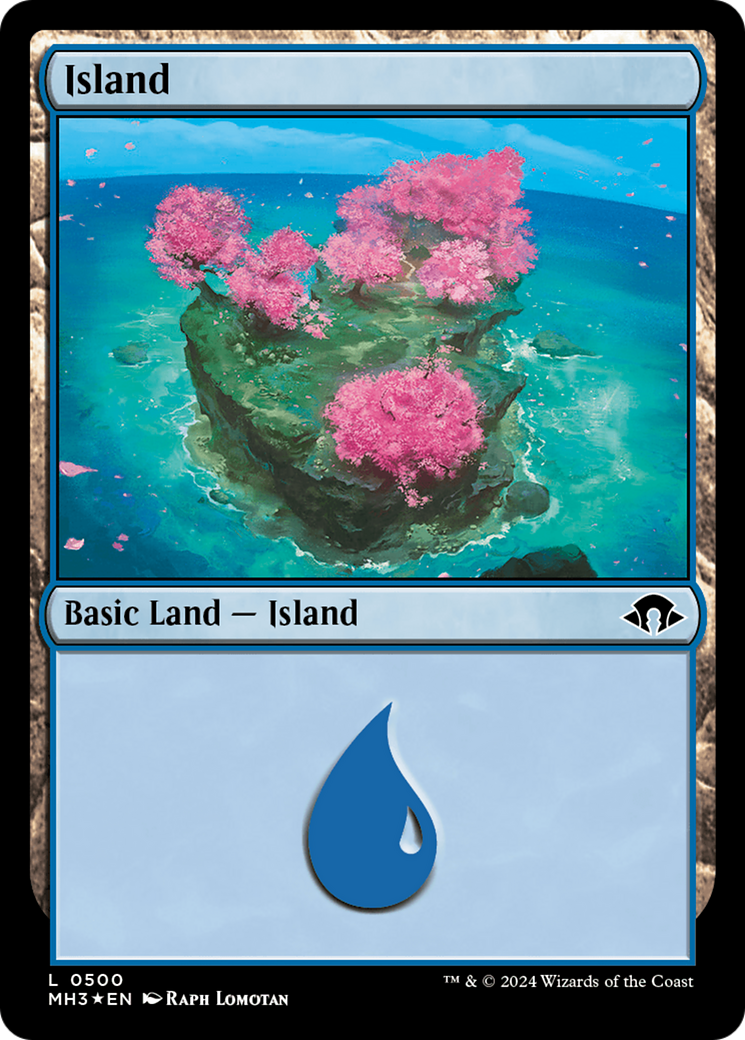 Island (0500) (Ripple Foil) [Modern Horizons 3] | Exor Games New Glasgow