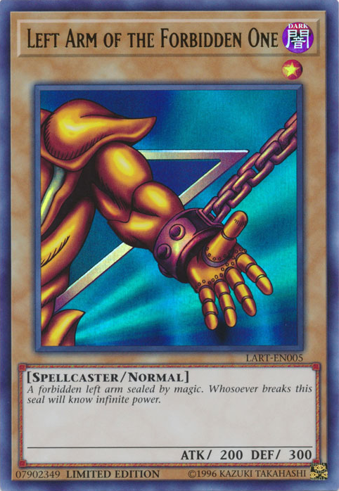 Left Arm of the Forbidden One [LART-EN005] Ultra Rare | Exor Games New Glasgow