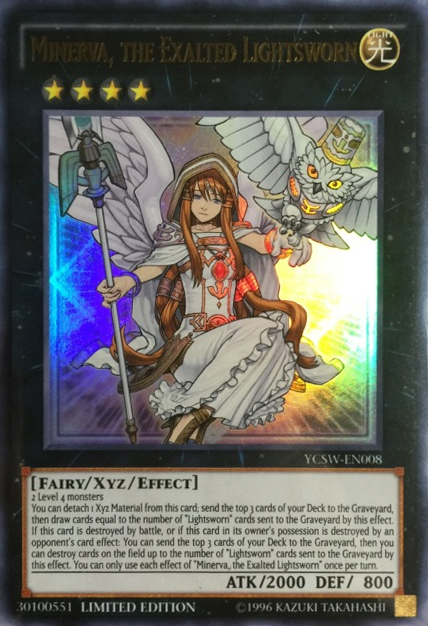 Minerva, the Exalted Lightsworn [YCSW-EN008] Ultra Rare | Exor Games New Glasgow