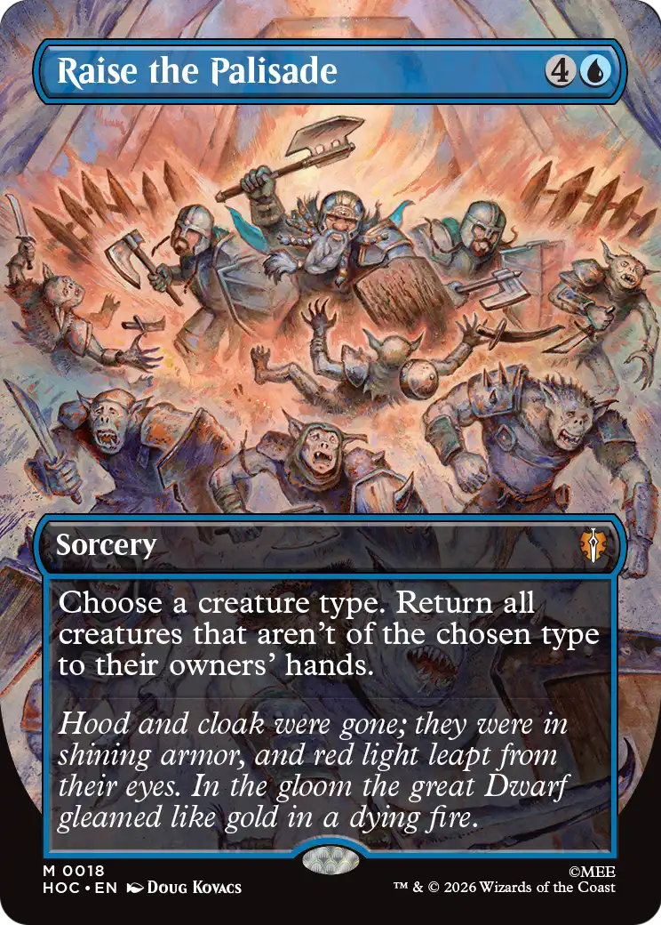 Raise the Palisade (Borderless) [The Hobbit: Eternal-Legal] | Exor Games New Glasgow