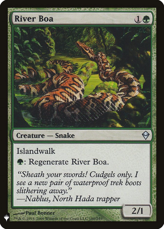 River Boa [Mystery Booster] | Exor Games New Glasgow