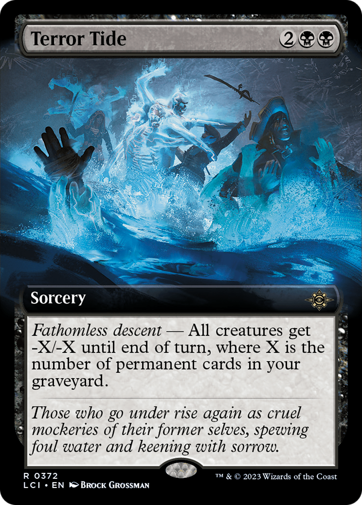 Terror Tide (Extended Art) [The Lost Caverns of Ixalan] | Exor Games New Glasgow