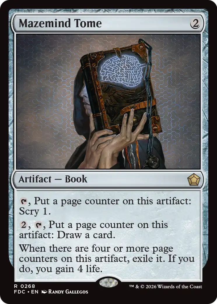 Mazemind Tome [Foundations Commander] | Exor Games New Glasgow