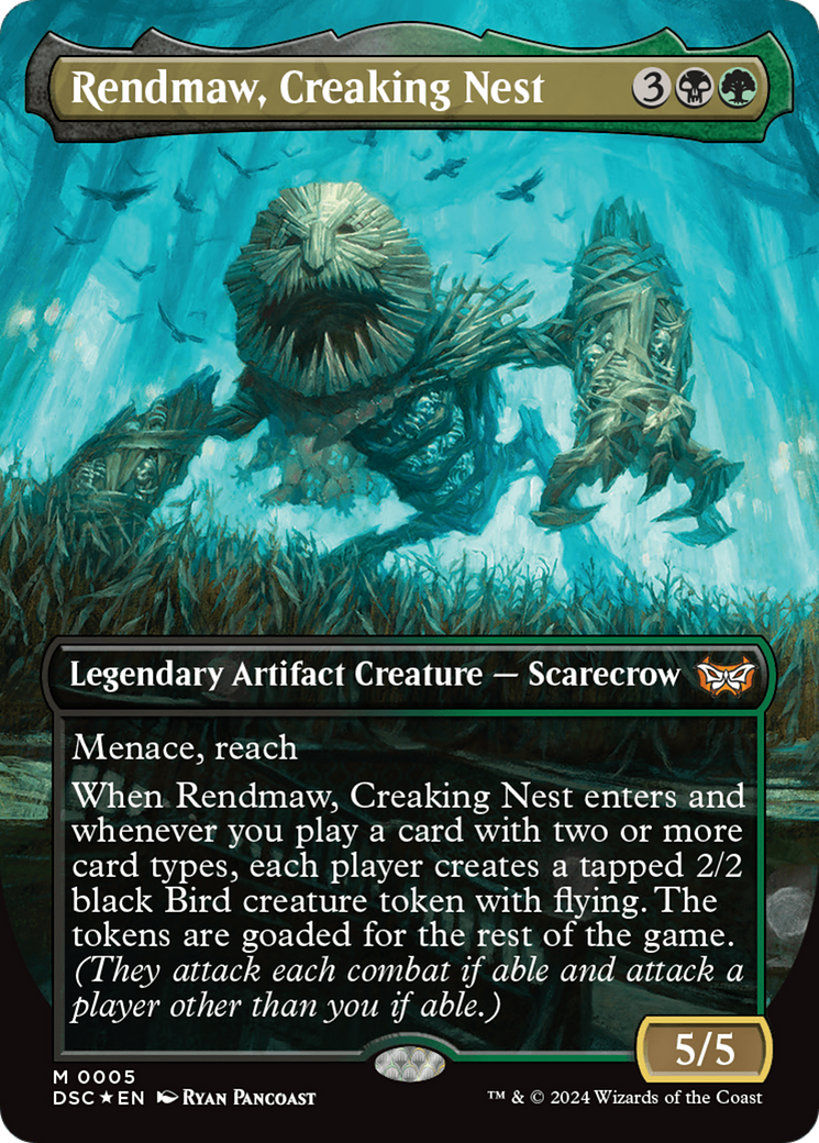 Rendmaw, Creaking Nest (Borderless) [Duskmourn: House of Horror Commander] | Exor Games New Glasgow