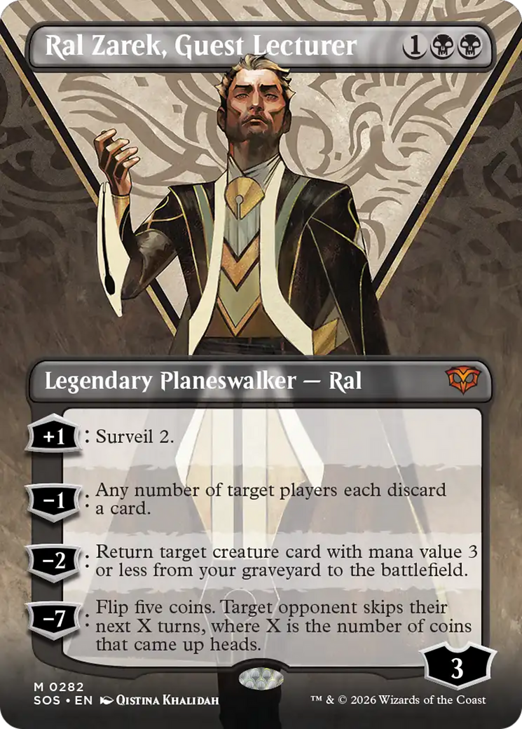 Ral Zarek, Guest Lecturer (Borderless) [Secrets of Strixhaven] | Exor Games New Glasgow