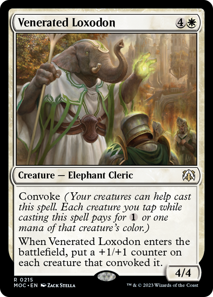 Venerated Loxodon [March of the Machine Commander] | Exor Games New Glasgow