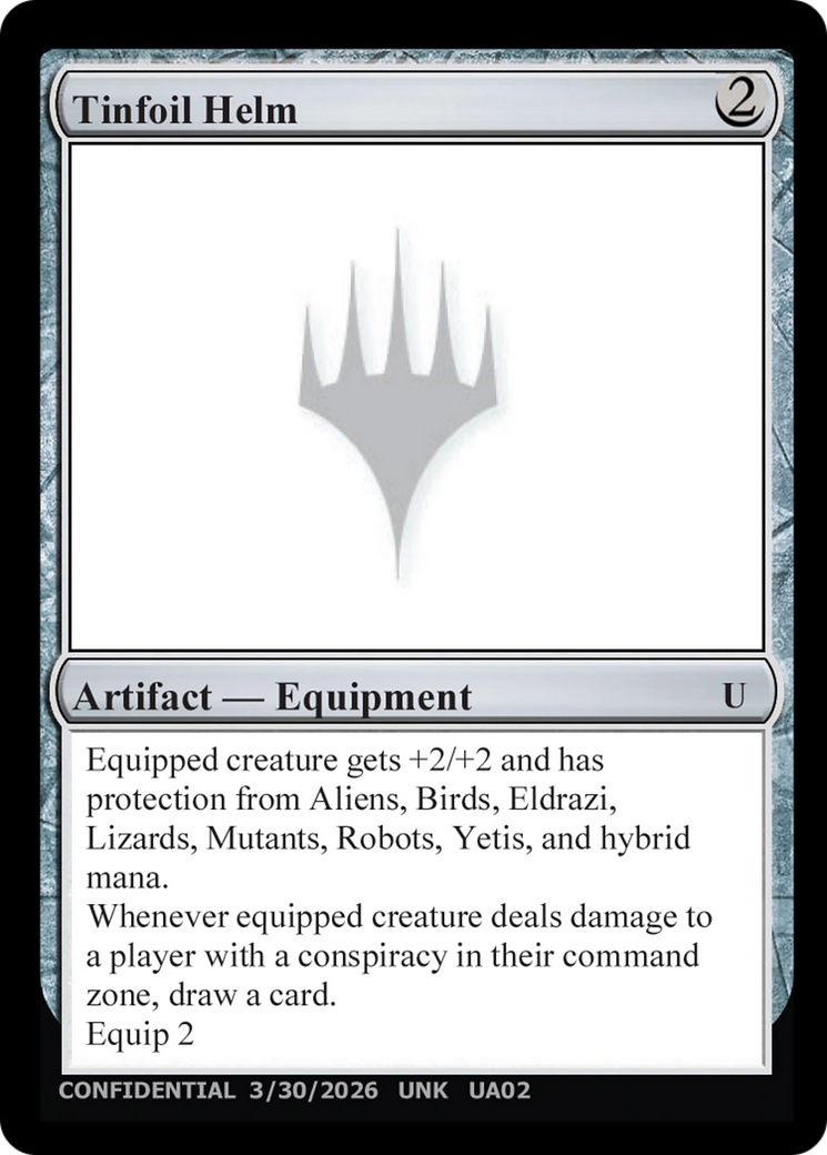 Tinfoil Helm [Unknown Event] | Exor Games New Glasgow