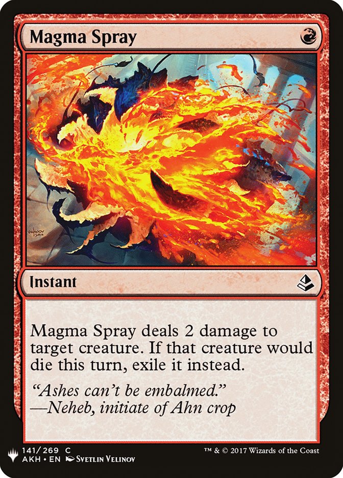 Magma Spray [Mystery Booster] | Exor Games New Glasgow
