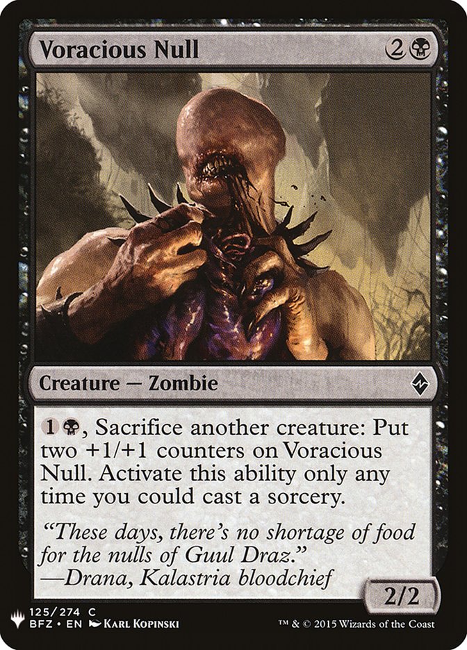 Voracious Null [Mystery Booster] | Exor Games New Glasgow