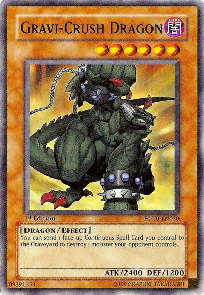 Gravi-Crush Dragon [FOTB-EN030] Common | Exor Games New Glasgow