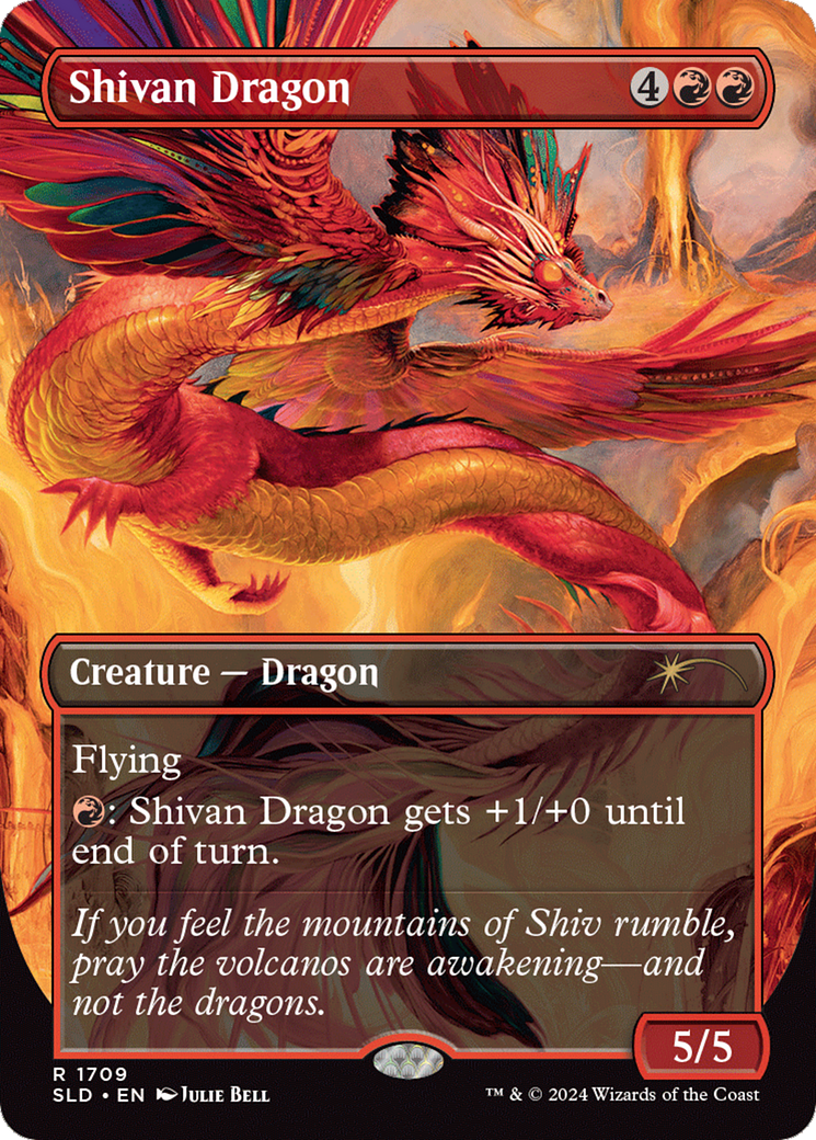 Shivan Dragon (Rainbow Foil) [Secret Lair Drop Series] | Exor Games New Glasgow