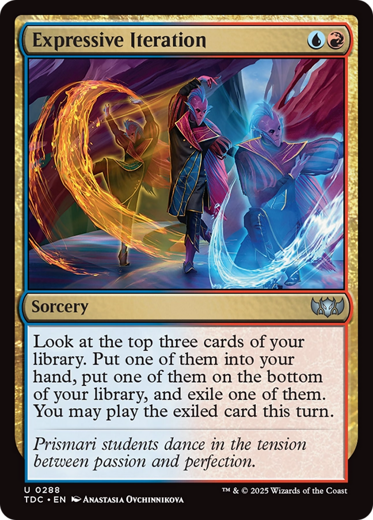 Expressive Iteration [Tarkir: Dragonstorm Commander] | Exor Games New Glasgow