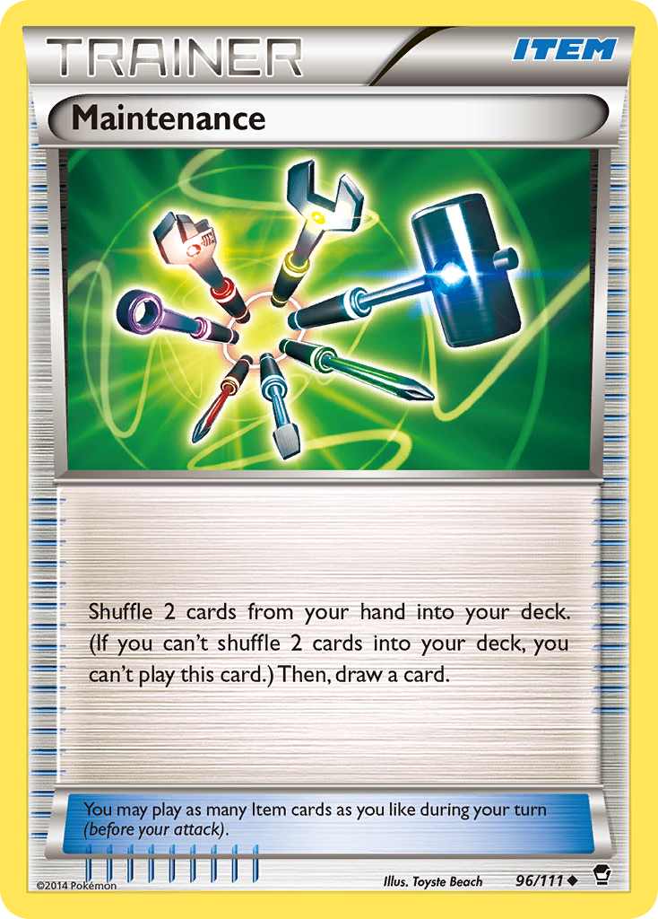 Maintenance (96/111) [XY: Furious Fists] | Exor Games New Glasgow