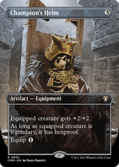 Champion's Helm (Borderless Alternate Art) [Commander Masters] | Exor Games New Glasgow