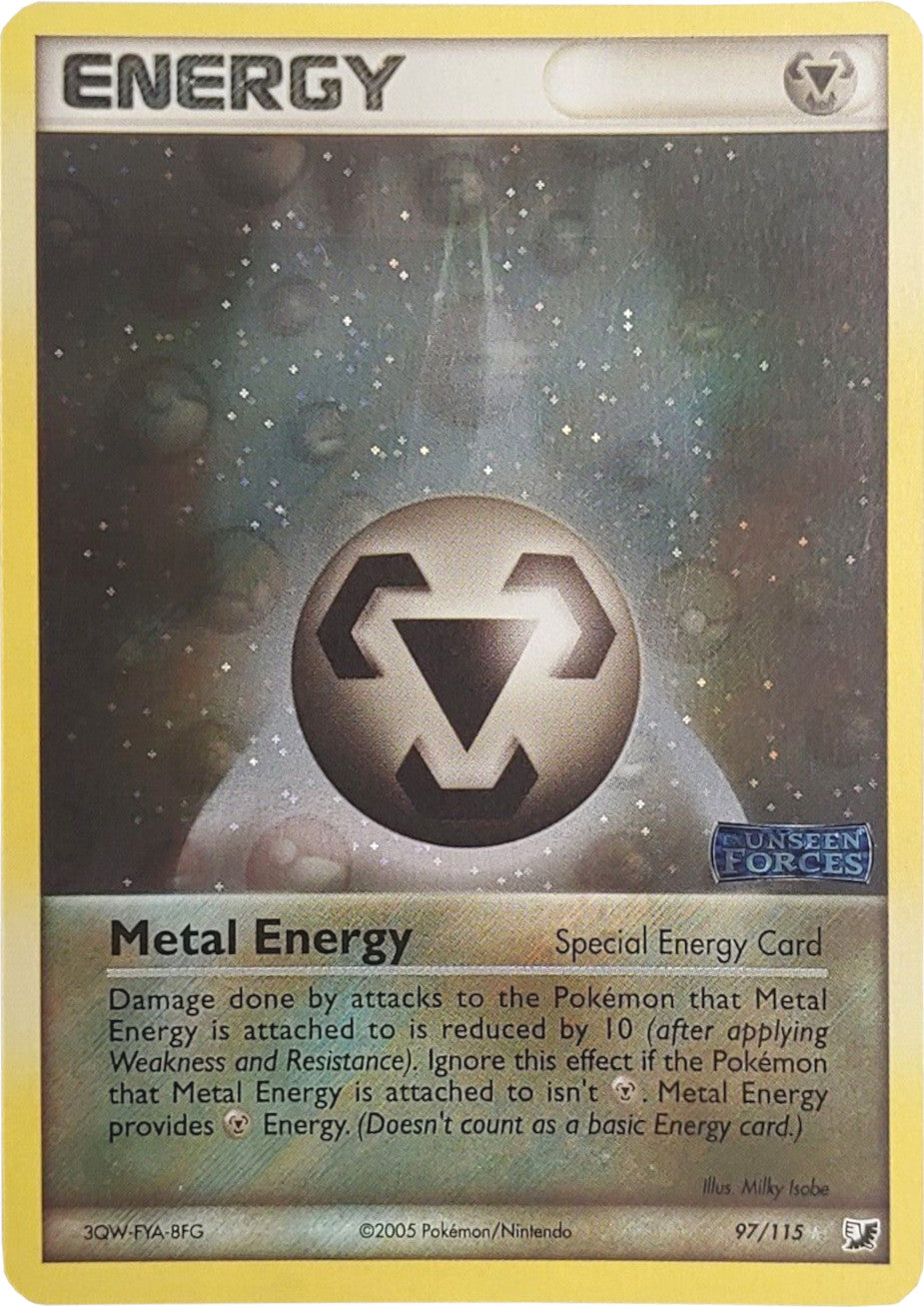 Metal Energy (97/115) (Stamped) [EX: Unseen Forces] | Exor Games New Glasgow