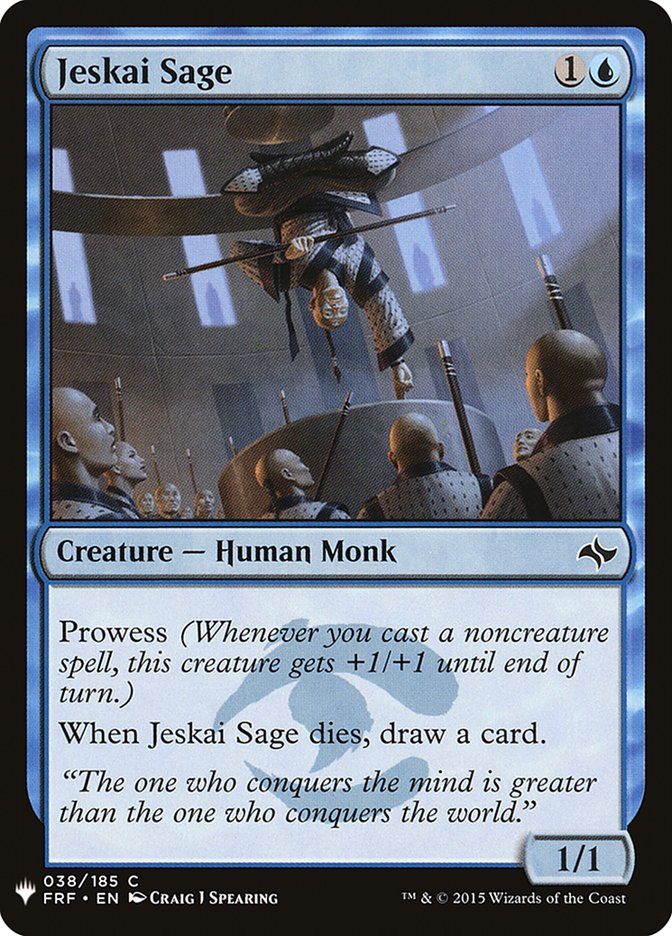 Jeskai Sage [Mystery Booster] | Exor Games New Glasgow