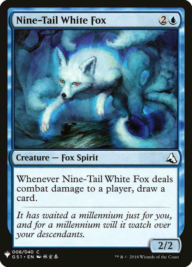 Nine-Tail White Fox [Mystery Booster] | Exor Games New Glasgow