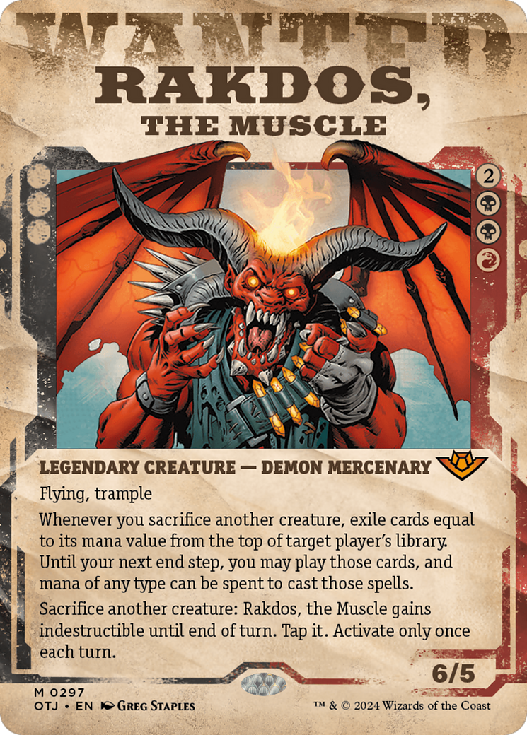 Rakdos, the Muscle (Showcase) [Outlaws of Thunder Junction] | Exor Games New Glasgow