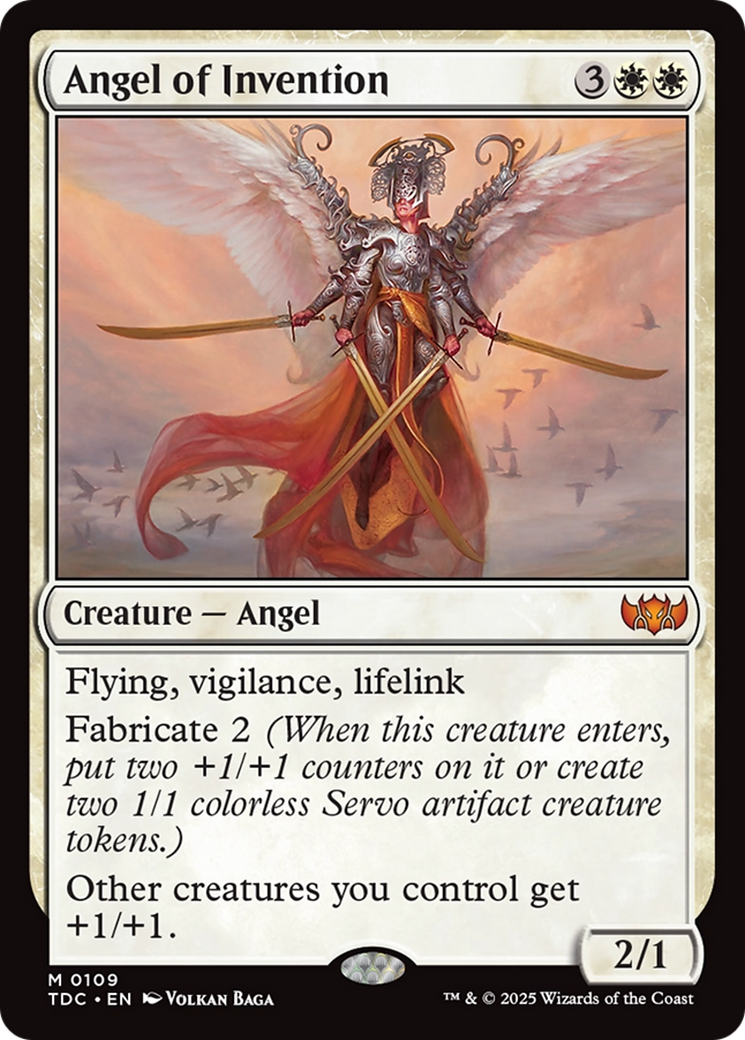 Angel of Invention [Tarkir: Dragonstorm Commander] | Exor Games New Glasgow