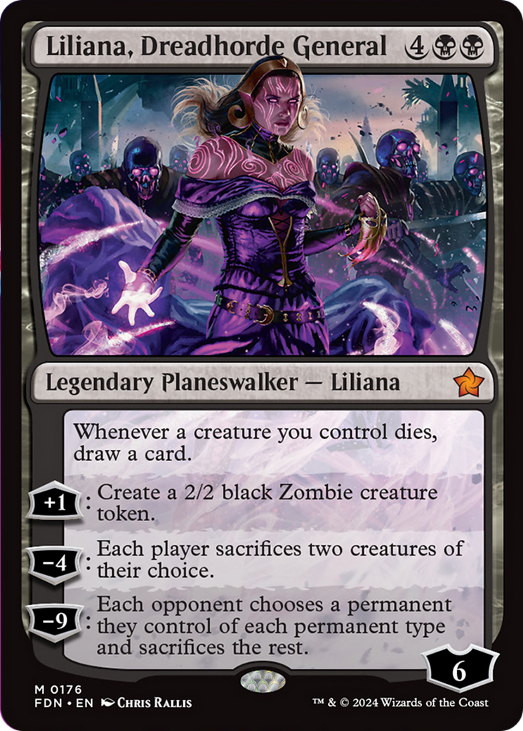 Liliana, Dreadhorde General [Foundations] | Exor Games New Glasgow