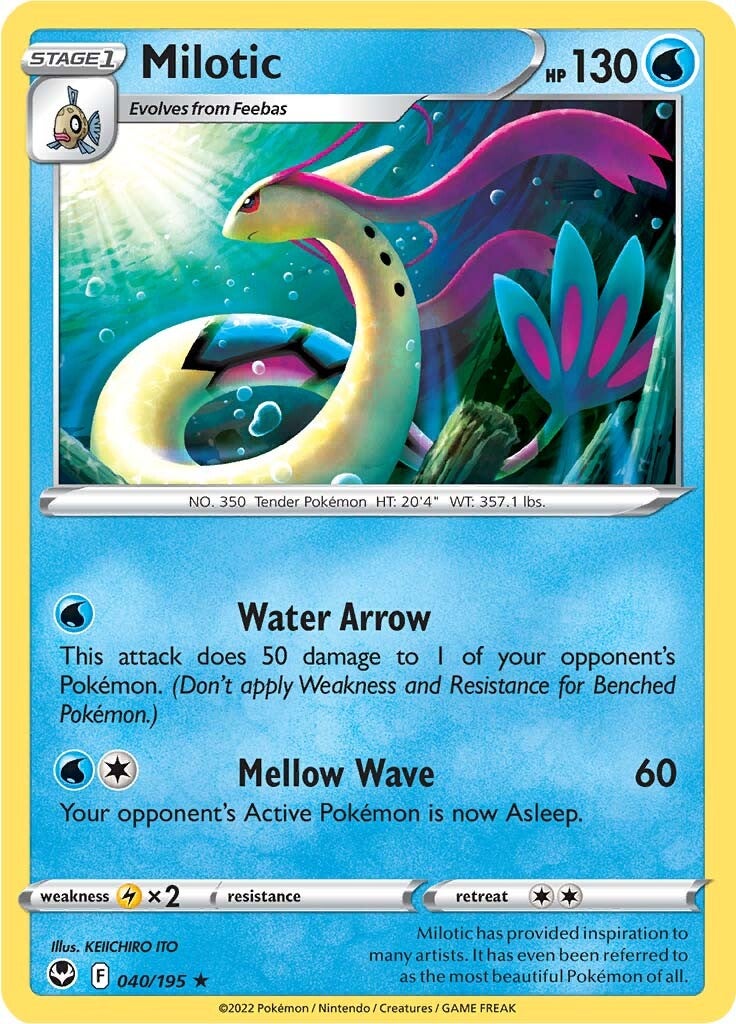 Milotic (040/195) [Sword & Shield: Silver Tempest] | Exor Games New Glasgow