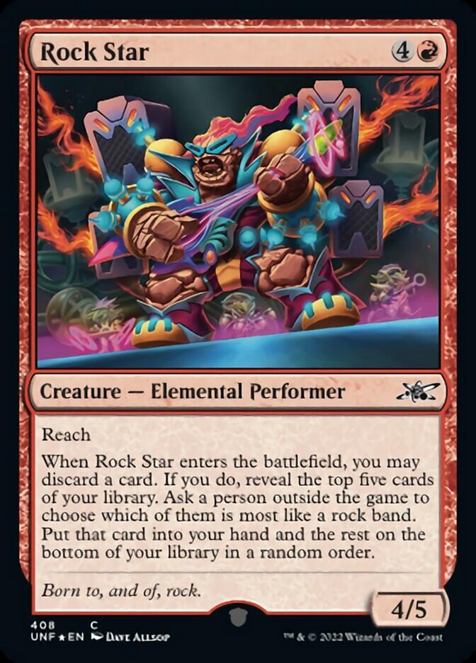 Rock Star (Galaxy Foil) [Unfinity] | Exor Games New Glasgow