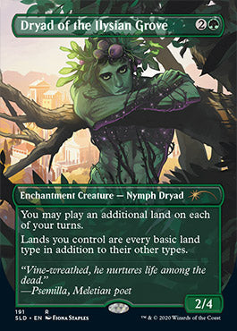 Dryad of the Ilysian Grove (Borderless) [Secret Lair Drop Series] | Exor Games New Glasgow