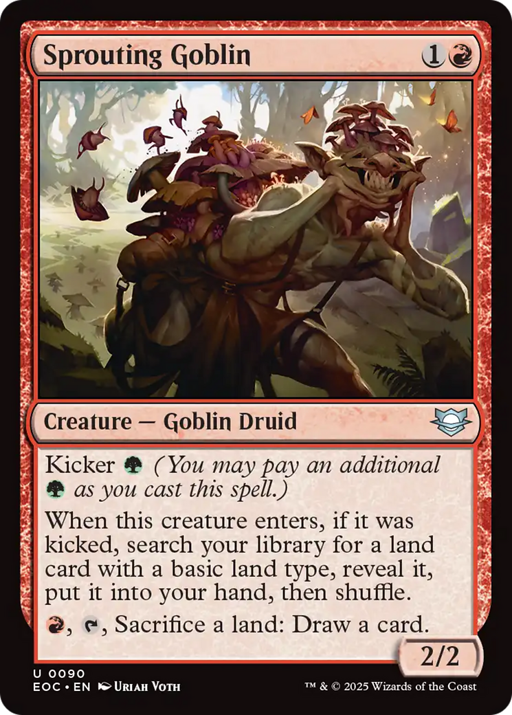 Sprouting Goblin [Edge of Eternities Commander] | Exor Games New Glasgow