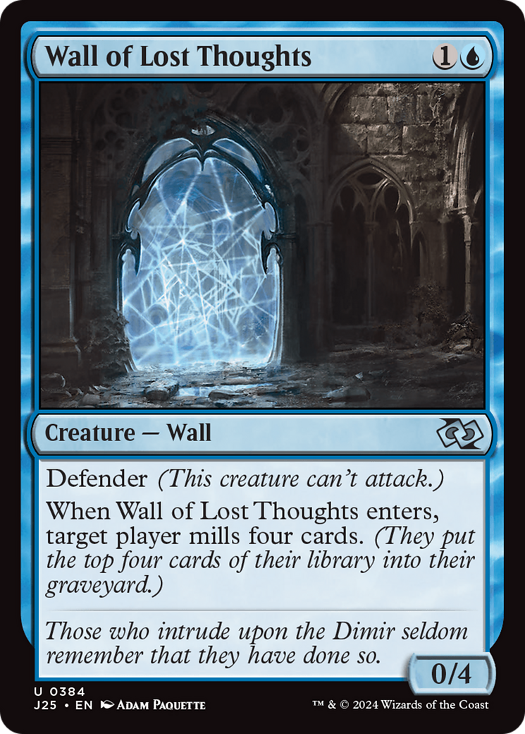 Wall of Lost Thoughts [Foundations Jumpstart] | Exor Games New Glasgow