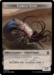 Eldrazi Spawn (Ripple Foil) // Eldrazi Scion Double-Sided Token [Modern Horizons 3 Commander Tokens] | Exor Games New Glasgow