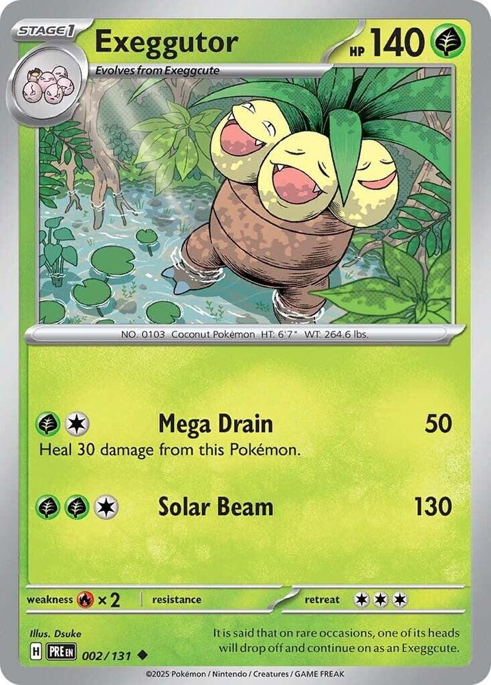 Exeggutor (002/131) [Scarlet & Violet: Prismatic Evolutions] | Exor Games New Glasgow