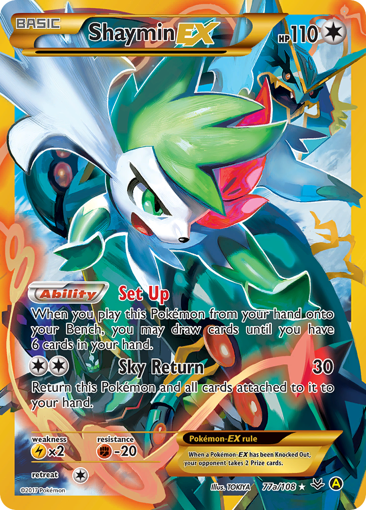 Shaymin EX (77a/108) [Alternate Art Promos] | Exor Games New Glasgow