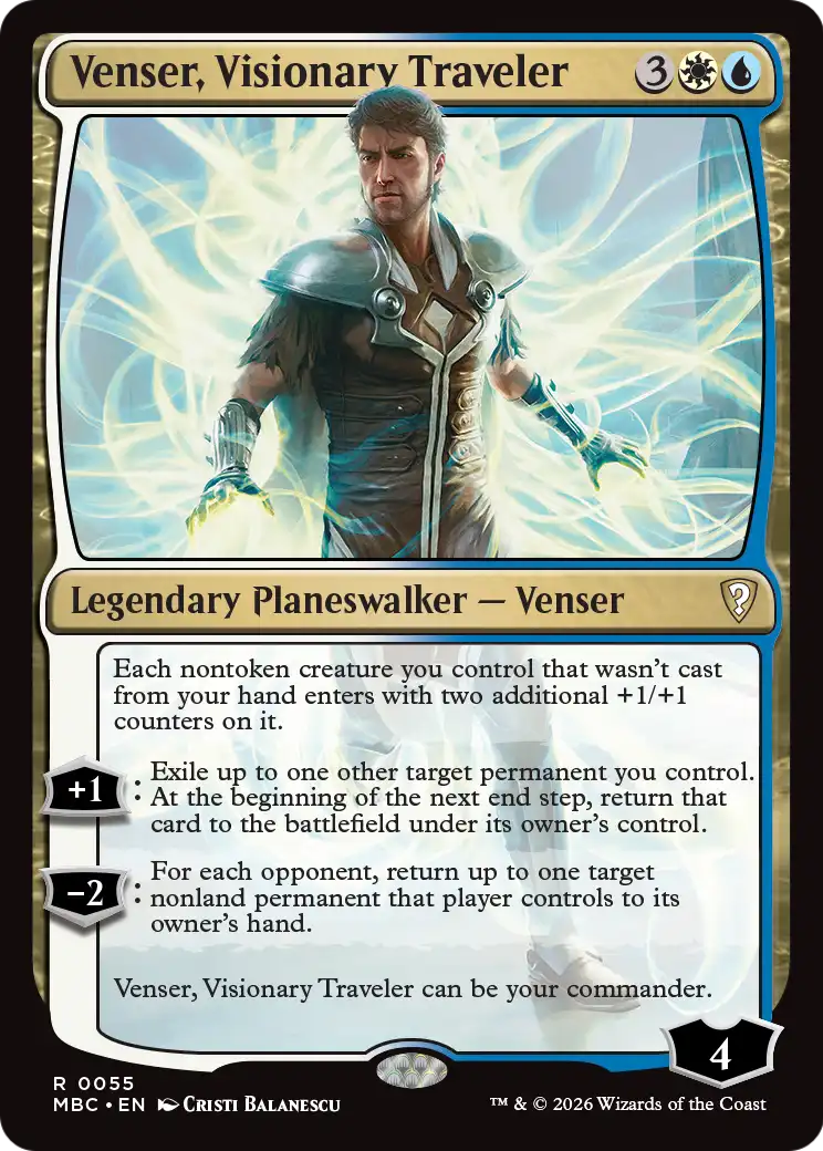 Venser, Visionary Traveler [Mystery Booster: Commander Edition] | Exor Games New Glasgow
