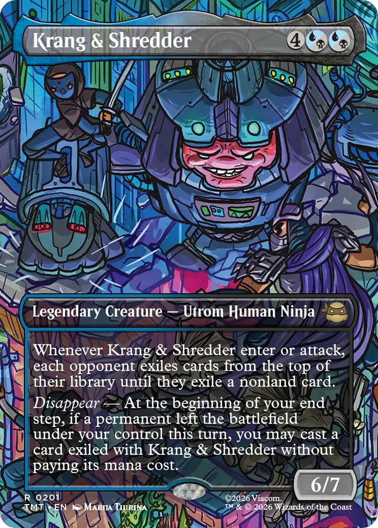 Krang & Shredder (Borderless) [Teenage Mutant Ninja Turtles] | Exor Games New Glasgow