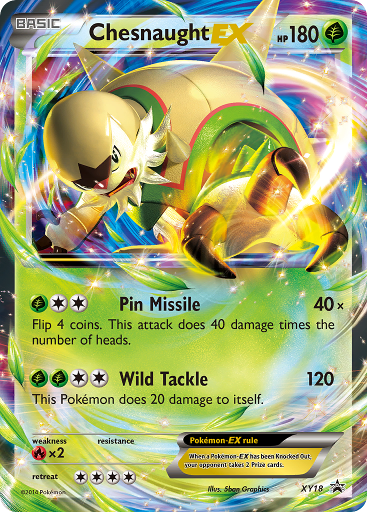 Chesnaught EX (XY18) [XY: Black Star Promos] | Exor Games New Glasgow