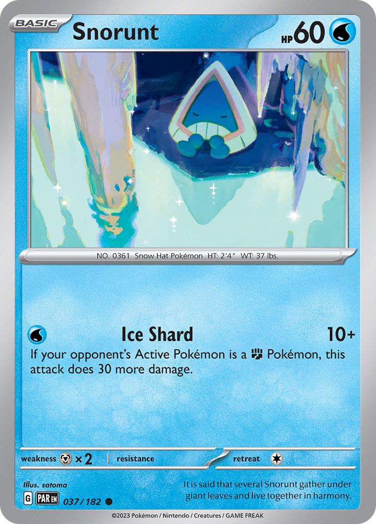 Snorunt (037/182) [Scarlet & Violet: Paradox Rift] | Exor Games New Glasgow