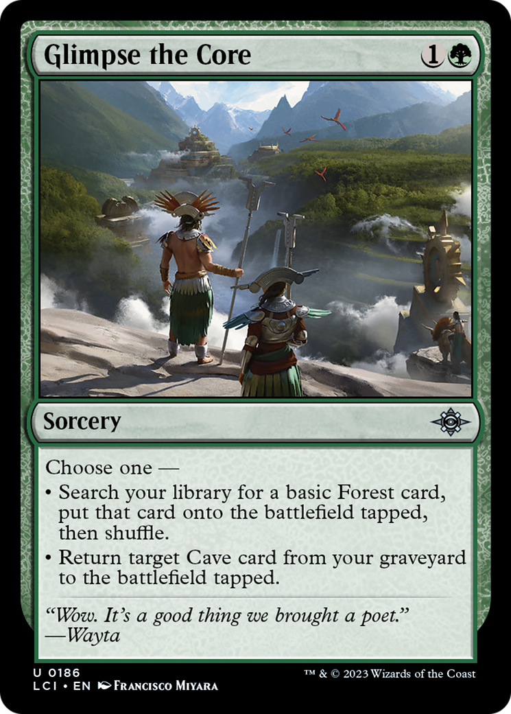 Glimpse the Core [The Lost Caverns of Ixalan] | Exor Games New Glasgow