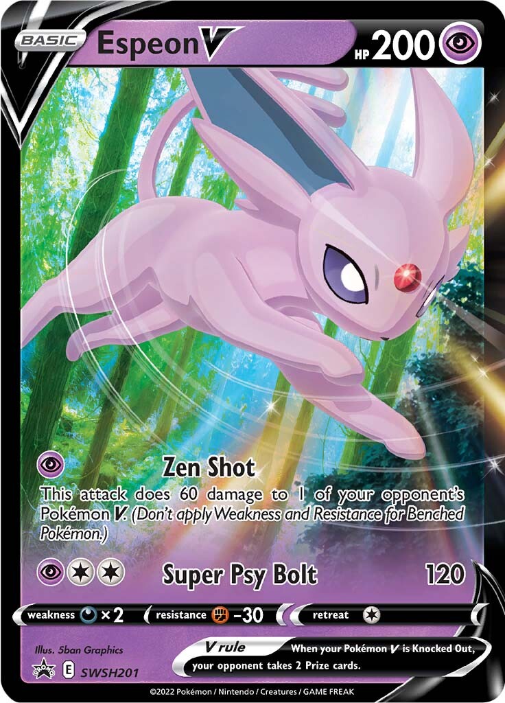 Espeon V (SWSH201) [Sword & Shield: Black Star Promos] | Exor Games New Glasgow
