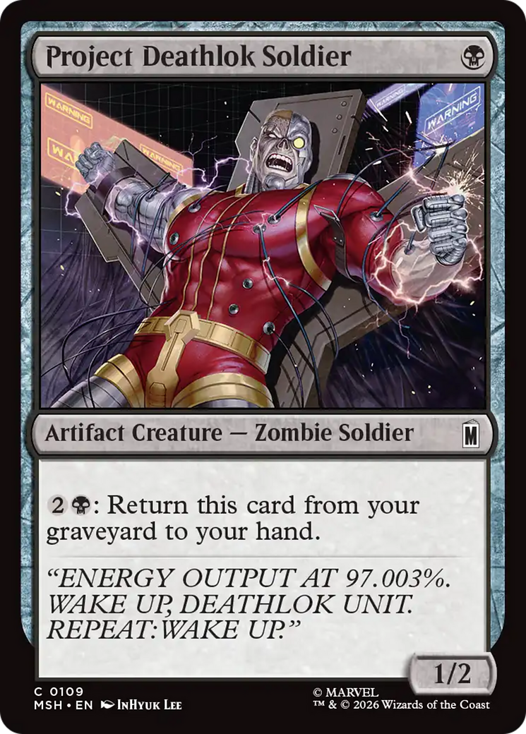 Project Deathlok Soldier [Marvel Super Heroes] | Exor Games New Glasgow