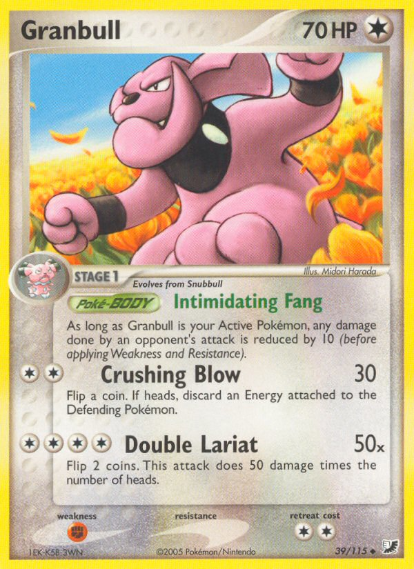 Granbull (39/115) [EX: Unseen Forces] | Exor Games New Glasgow
