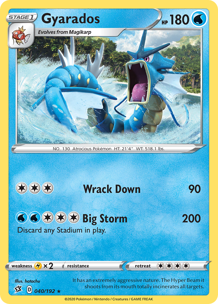 Gyarados (040/192) [Sword & Shield: Rebel Clash] | Exor Games New Glasgow