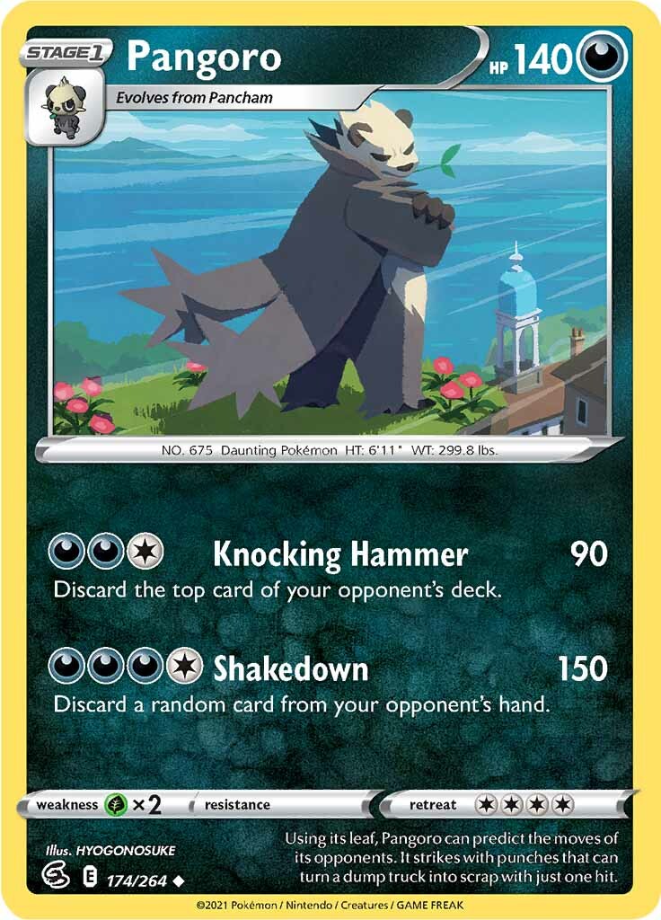 Pangoro (174/264) [Sword & Shield: Fusion Strike] | Exor Games New Glasgow